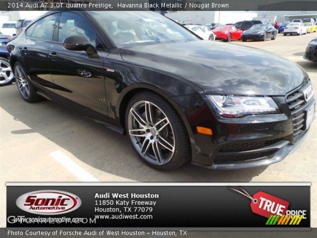 2014 Audi A7 3.0T quattro Prestige in Havanna Black Metallic