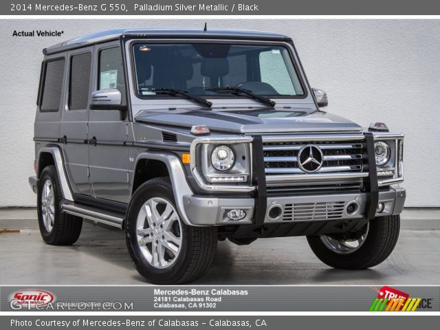 2014 Mercedes-Benz G 550 in Palladium Silver Metallic