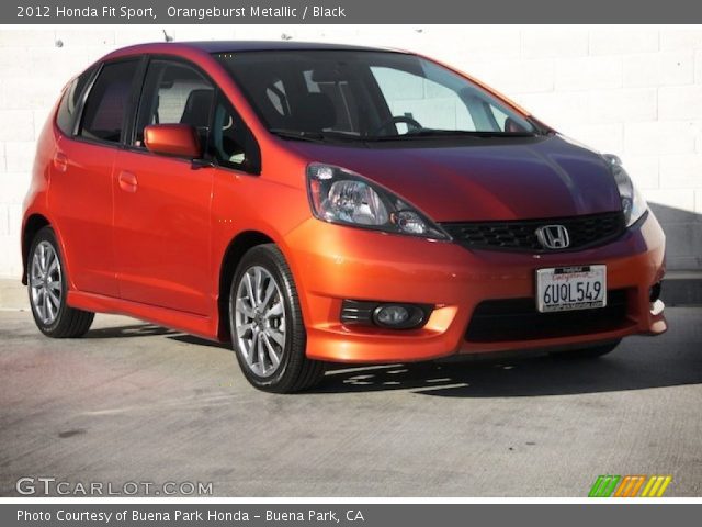 2012 Honda Fit Sport in Orangeburst Metallic