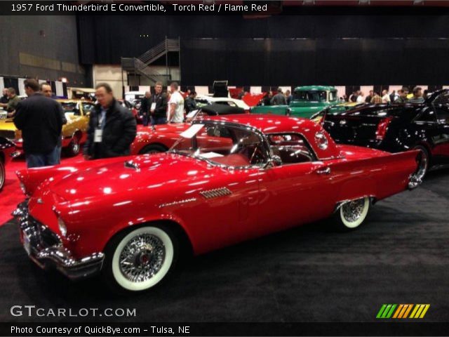 1957 Ford Thunderbird E Convertible in Torch Red