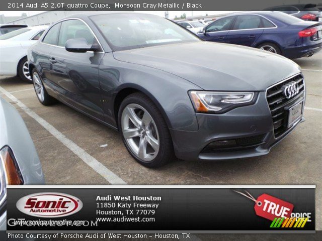 2014 Audi A5 2.0T quattro Coupe in Monsoon Gray Metallic