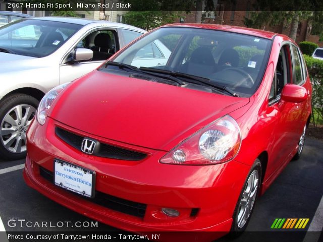 2007 Honda Fit Sport in Milano Red