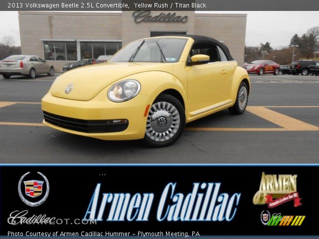 2013 Volkswagen Beetle 2.5L Convertible in Yellow Rush