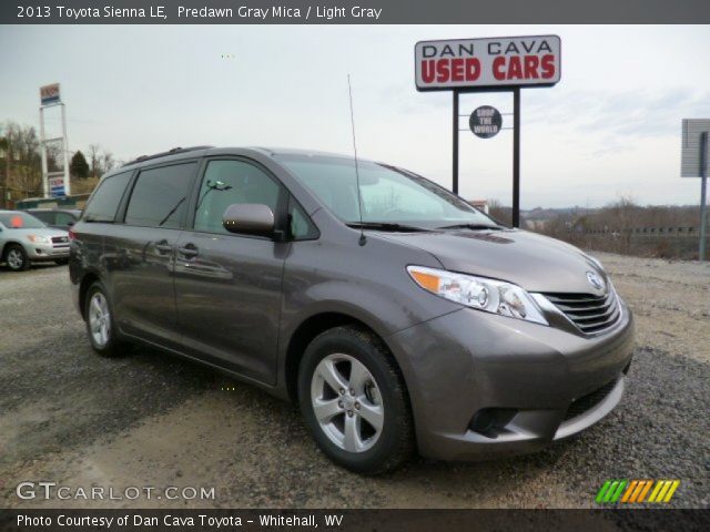 2013 Toyota Sienna LE in Predawn Gray Mica