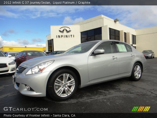 2012 Infiniti G 37 Journey Sedan in Liquid Platinum