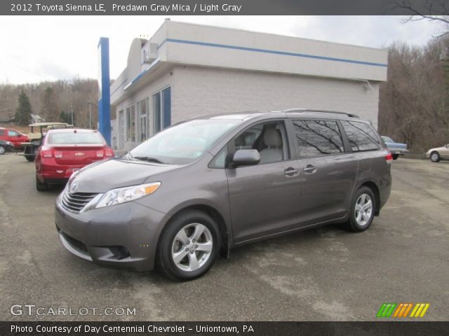 2012 Toyota Sienna LE in Predawn Gray Mica