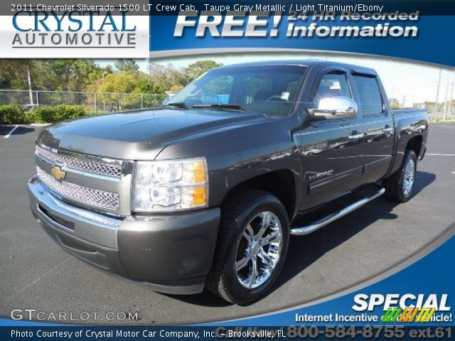 2011 Chevrolet Silverado 1500 LT Crew Cab in Taupe Gray Metallic