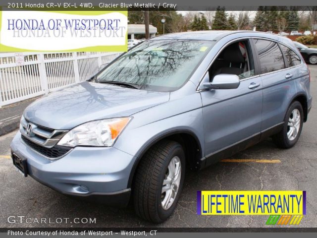 2011 Honda CR-V EX-L 4WD in Glacier Blue Metallic