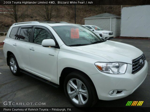 2009 Toyota Highlander Limited 4WD in Blizzard White Pearl