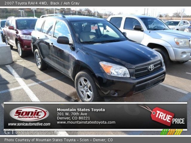 2007 Toyota RAV4 4WD in Black