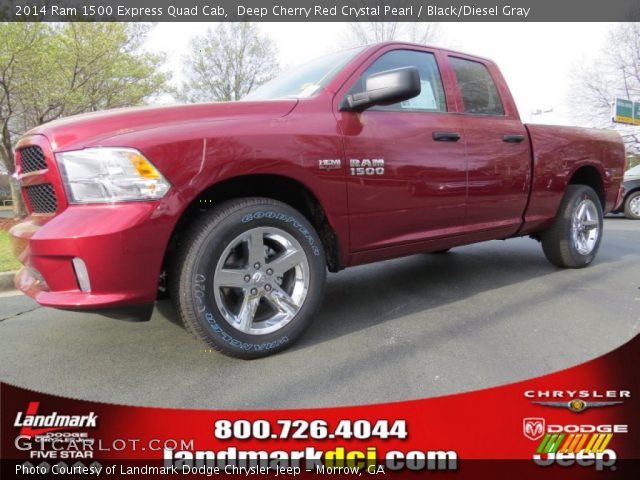 2014 Ram 1500 Express Quad Cab in Deep Cherry Red Crystal Pearl