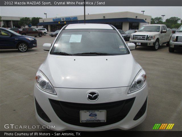 2012 Mazda MAZDA5 Sport in Crystal White Pearl Mica