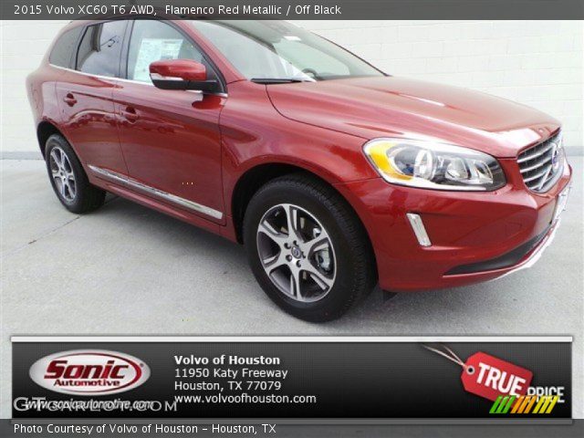 2015 Volvo XC60 T6 AWD in Flamenco Red Metallic