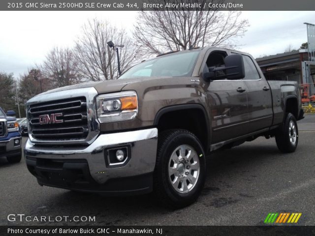 2015 GMC Sierra 2500HD SLE Crew Cab 4x4 in Bronze Alloy Metallic