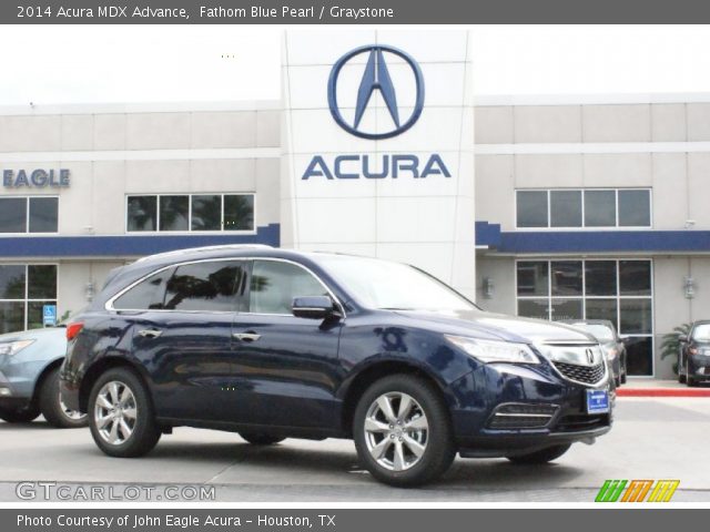 2014 Acura MDX Advance in Fathom Blue Pearl