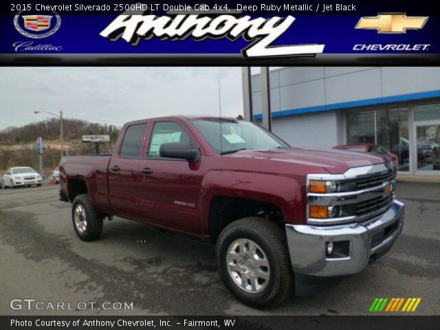 2015 Chevrolet Silverado 2500HD LT Double Cab 4x4 in Deep Ruby Metallic