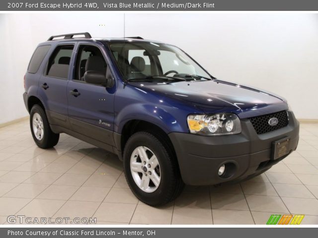 2007 Ford Escape Hybrid 4WD in Vista Blue Metallic