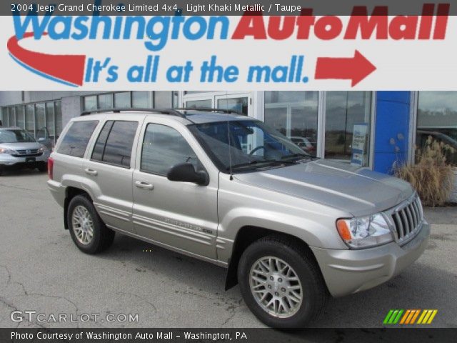 2004 Jeep Grand Cherokee Limited 4x4 in Light Khaki Metallic