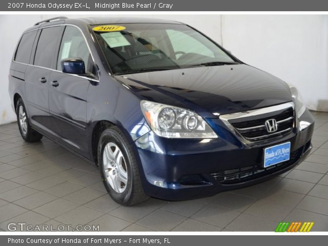 2007 Honda Odyssey EX-L in Midnight Blue Pearl