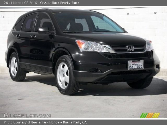 2011 Honda CR-V LX in Crystal Black Pearl