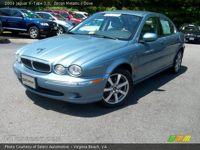 2003 Jaguar X-Type 3.0 in Zircon Metallic
