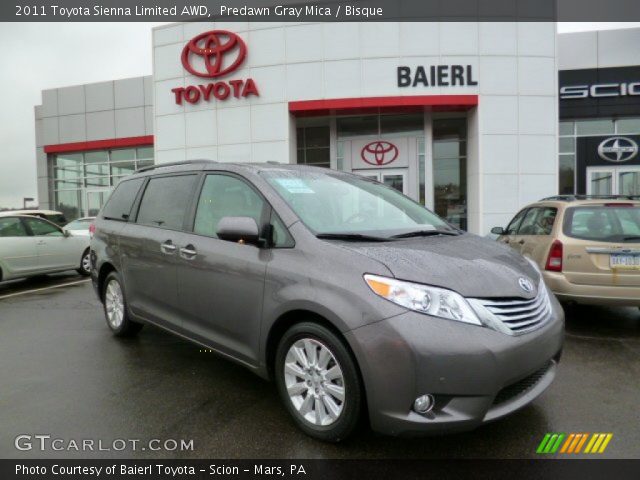 2011 Toyota Sienna Limited AWD in Predawn Gray Mica