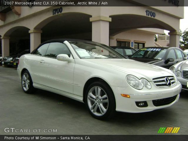 2007 Mercedes-Benz CLK 350 Cabriolet in Arctic White