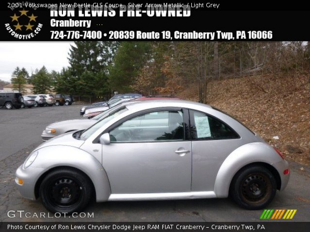 2001 Volkswagen New Beetle GLS Coupe in Silver Arrow Metallic
