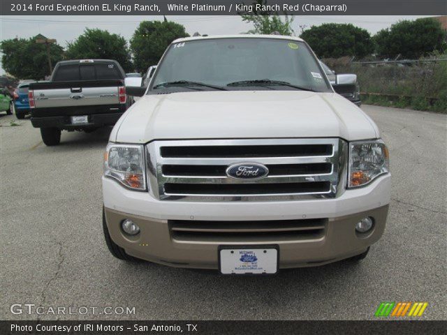 2014 Ford Expedition EL King Ranch in White Platinum