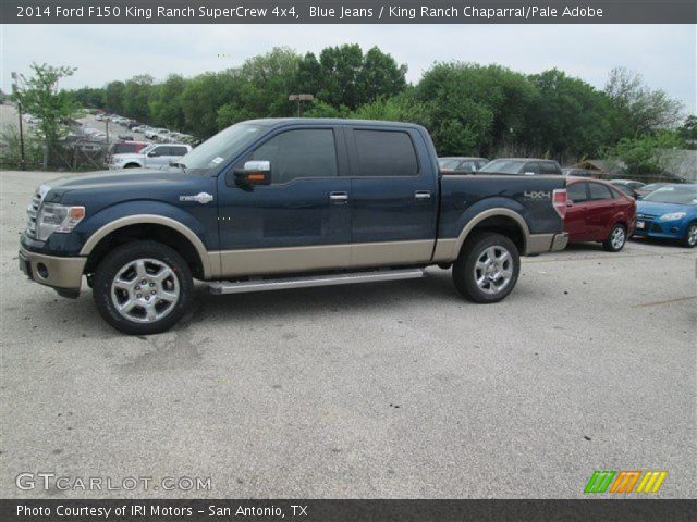 2014 Ford F150 King Ranch SuperCrew 4x4 in Blue Jeans
