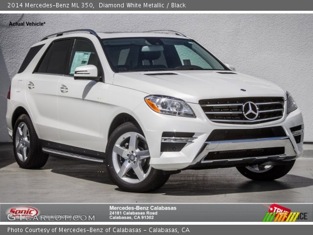 2014 Mercedes-Benz ML 350 in Diamond White Metallic