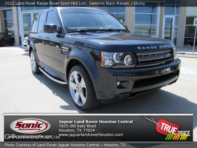 2012 Land Rover Range Rover Sport HSE LUX in Santorini Black Metallic
