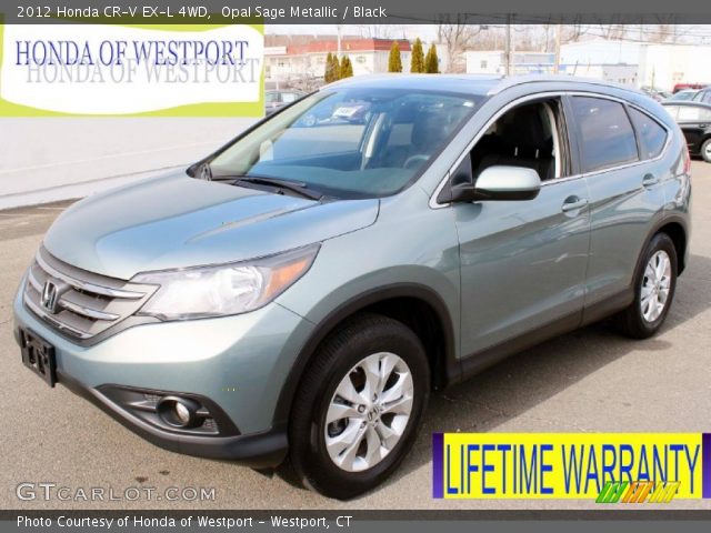 2012 Honda CR-V EX-L 4WD in Opal Sage Metallic
