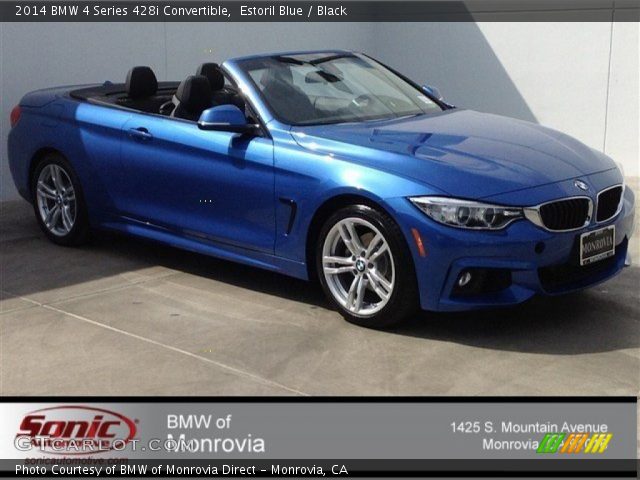 2014 BMW 4 Series 428i Convertible in Estoril Blue