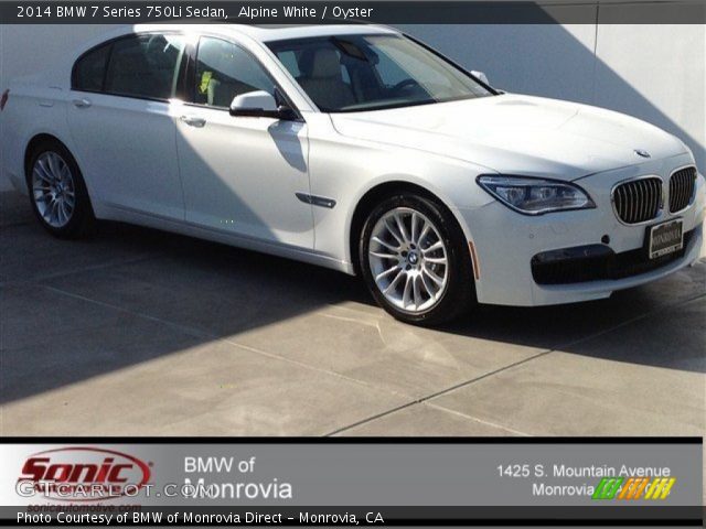 2014 BMW 7 Series 750Li Sedan in Alpine White