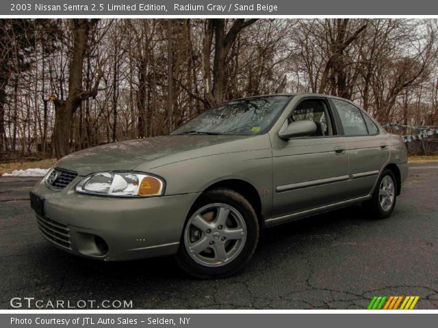 2003 Nissan Sentra 2.5 Limited Edition in Radium Gray