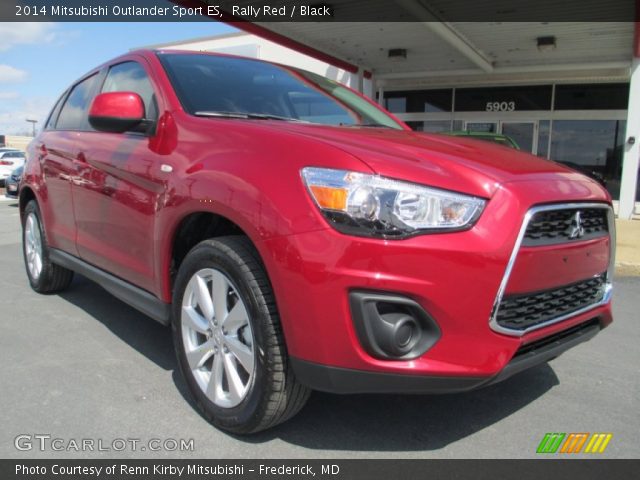 2014 Mitsubishi Outlander Sport ES in Rally Red