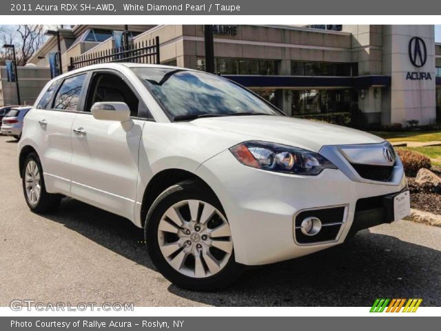 2011 Acura RDX SH-AWD in White Diamond Pearl
