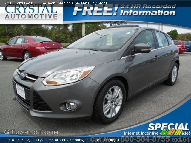 2012 Ford Focus SEL 5-Door in Sterling Grey Metallic