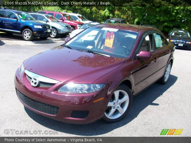 2006 Mazda MAZDA6 s Sedan in Dark Cherry Metallic