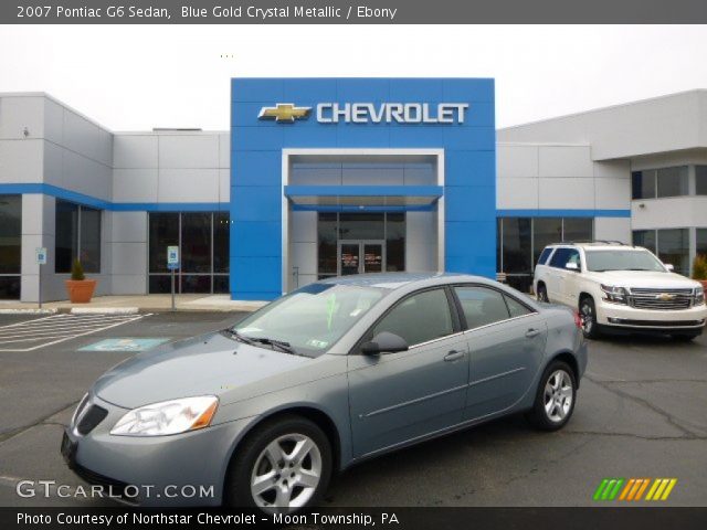 2007 Pontiac G6 Sedan in Blue Gold Crystal Metallic