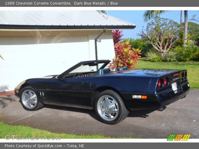 1988 Chevrolet Corvette Convertible in Dark Blue Metallic