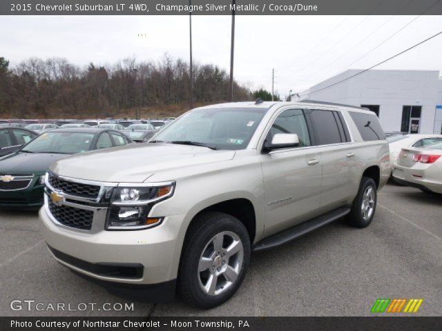 2015 Chevrolet Suburban LT 4WD in Champagne Silver Metallic
