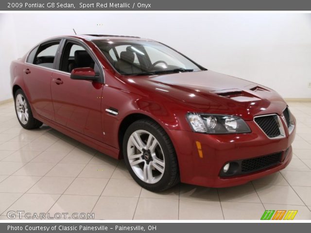 2009 Pontiac G8 Sedan in Sport Red Metallic