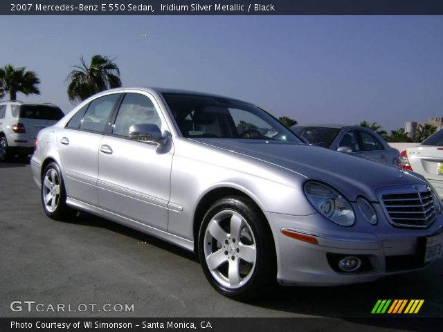 2007 Mercedes-Benz E 550 Sedan in Iridium Silver Metallic