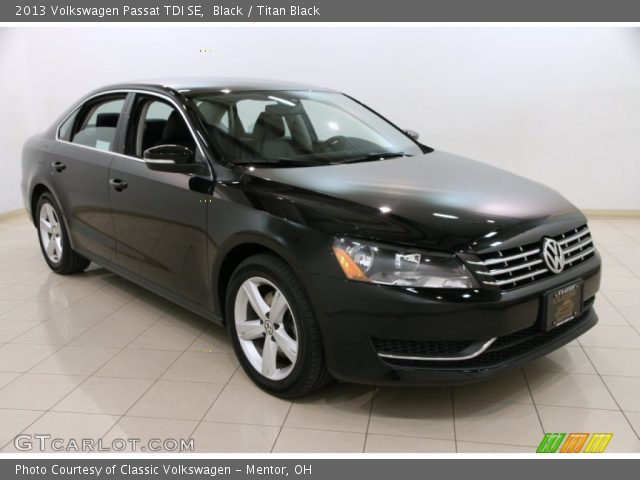 2013 Volkswagen Passat TDI SE in Black