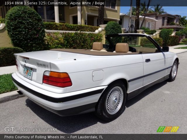 1994 BMW 3 Series 325i Convertible in Alpine White