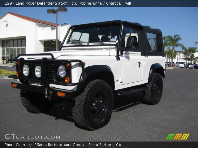 1997 Land Rover Defender 90 Soft Top in Alpine White