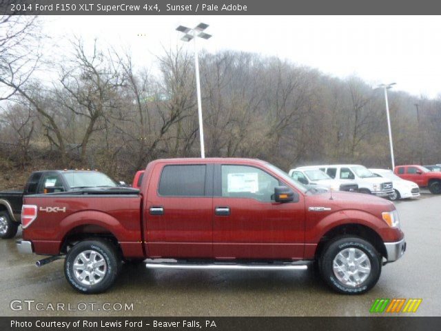 2014 Ford F150 XLT SuperCrew 4x4 in Sunset