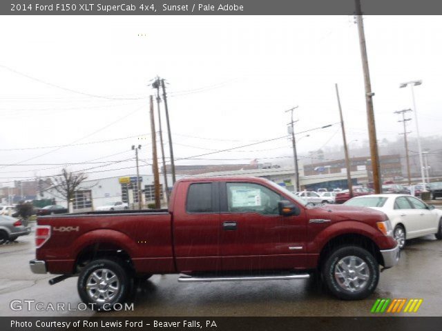 2014 Ford F150 XLT SuperCab 4x4 in Sunset